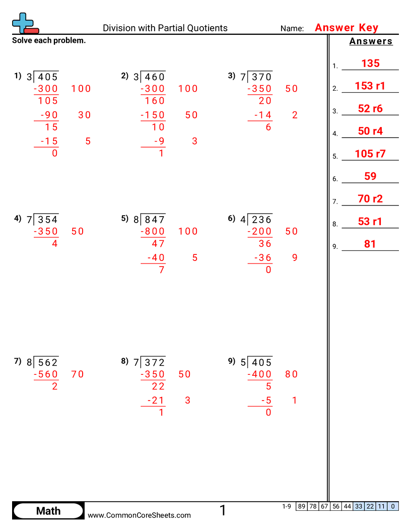 Related worksheet